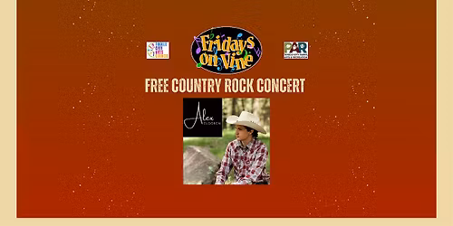 Free Country\/Rock Concert in the Park: Alex Elggren at Fridays on Vine!