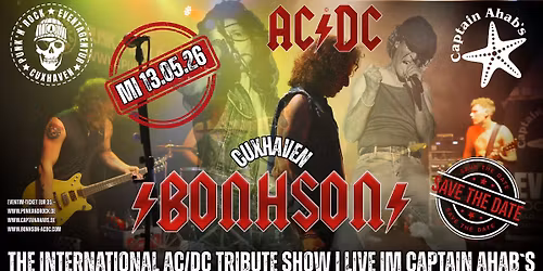AC\/DC Tribute Show mit Bonhson - Live im Captain Ahabs Saal, Cuxhaven