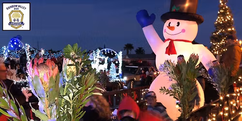 Rainbow Float for the 44th Annual Fallbrook Christmas Parade