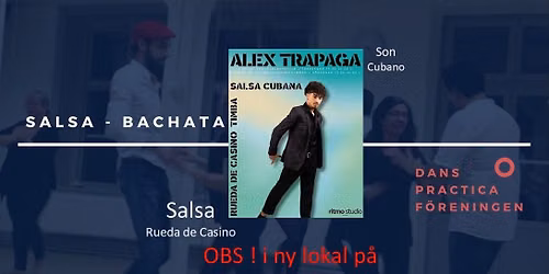 Socialdans Salsa 17.00-20.45 - WS Salsa Cubana Kl 17.30-18.30 med Alex Trapaga
