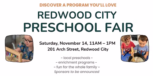 School\/Vendor Registration: 2026 Preschool Fair in Redwood City
