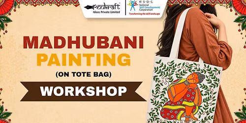 MADHUBANI PAINTING ON TOTE BAG WORKSHOP