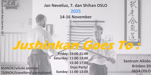 JuShinKan goes to Oslo : Jan Nevelius 2025