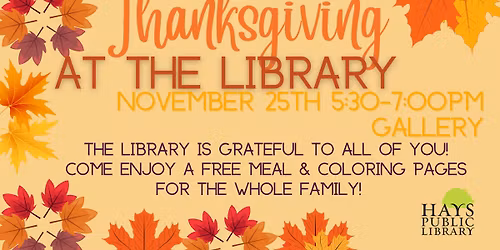 Thanksgiving at the Library