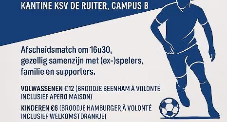 Afscheidsmatch - Gewestelijke reserven KSV De Ruiter