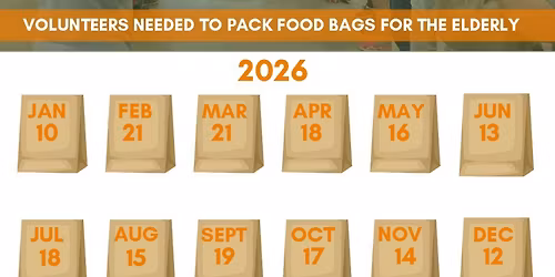 Second Harvest - brown bag volunteer event for the elderly