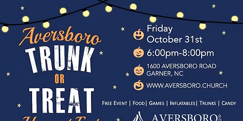 Aversboro Trunk-or-Treat Harvest Fest