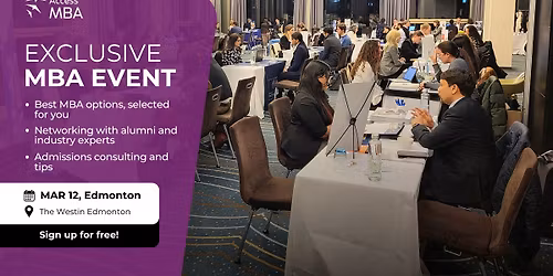 Access MBA In-person Event in Edmonton