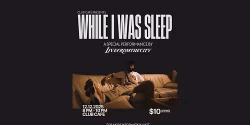 Livefromthecity at Club Cafe