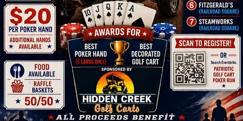 1st Annual Patriotic Golf Cart Poker Run