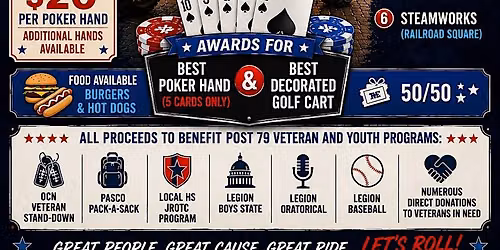 1st Annual Patriotic Golf Cart Poker Run