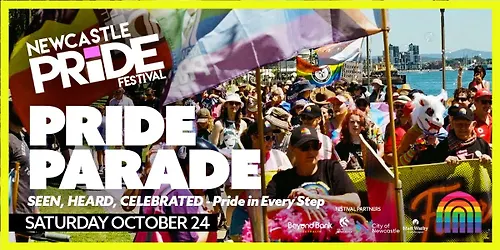 "Festival" Newcastle Parade Pride in every step