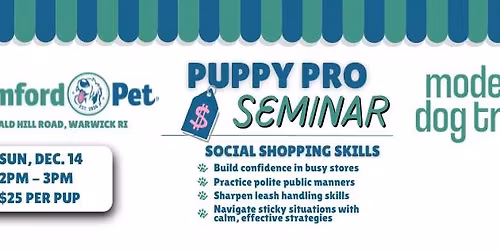 Puppy Pro: Shopping Social Skills for Dogs \ud83d\udc3e