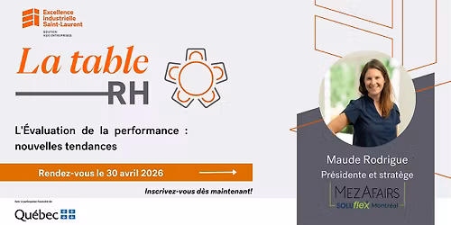 Table RH - L'\u00e9valuation de performance