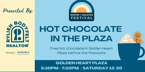 Hot Chocolate with Rylieh in the Plaza