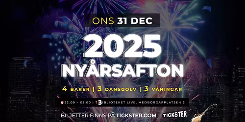 \ud83e\udd42 Stockholms st\u00f6rsta ny\u00e5rsfest \ud83c\udf86