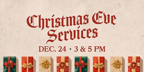Bayside's Christmas Eve Services 3 & 5 PM