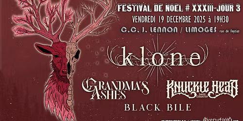 FESTIVAL DE NOEL # XXXIII-JOUR 3 @ LIMOGES-CCM J. LENNON le 19\/12\/2025
