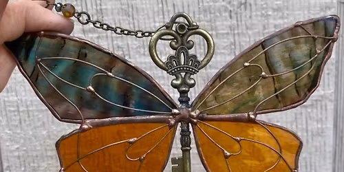 Stained Glass Butterfly Key Class