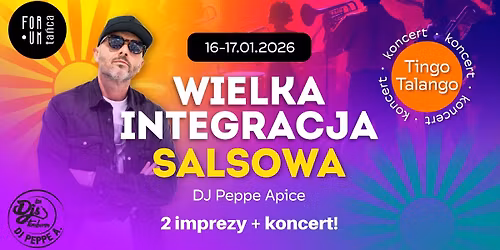 Wielka Integracja Salsowa VOL. IV - 2 imprezy + koncert - 16.01 & 17.01