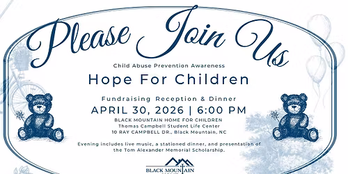 Hope for Children Dinner - You Can Help!