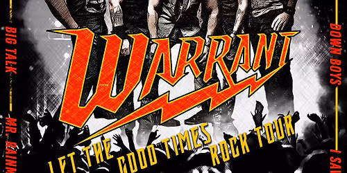 Warrant at Tupelo Music Hall