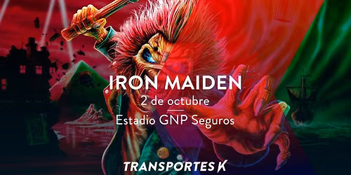 Transporte a Iron Maiden desde Quer\u00e9taro