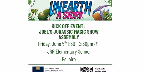 Summer Reading Program Kick Off Event: Joel's Jurassic Magic Show Assembly