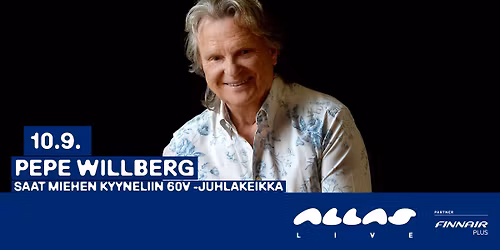 Pepe Willberg - Saat miehen kyyneliin 60v -juhlakeikka | Allas Live