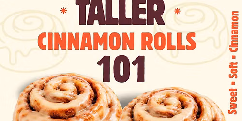 Taller de Reposter\u00eda: CINNAMON ROLLS - AMB