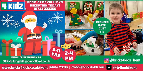 Sunday Lego\u00ae Building Session - Christmas - Ages 5-12 years