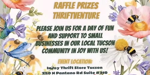 InJoy Thrift Store Tucson's Annual Spring Craft Fair!!! \ud83c\udf89\ud83e\udd8b\ud83c\udf89\ud83c\udf37\ud83c\udf89\ud83e\udd8b\ud83c\udf89