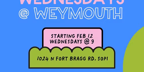 Wednesdays @ Weymouth: Weekly MoCo Mom Playdate