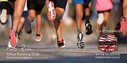 Pub Run with Chico Running Club | 5k and 5 mile options