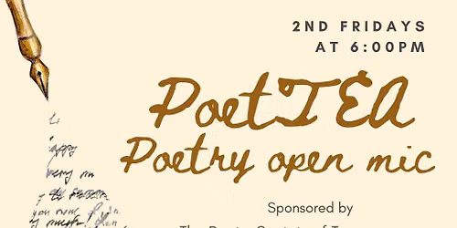 PoetTEA open mic poetry