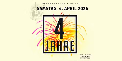 SA 04.04.2026 - 4 Jahre Sommerkeller - Igling