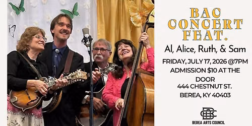 BAC Concert Feat: Al, Alice, Ruth, & Sam