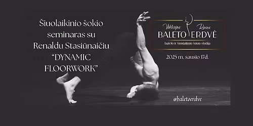 \u0160iuolaikinio \u0161okio seminaras su Renaldu Stasi\u016bnai\u010diu \u201cDYNAMIC FLOORWORK\u201d