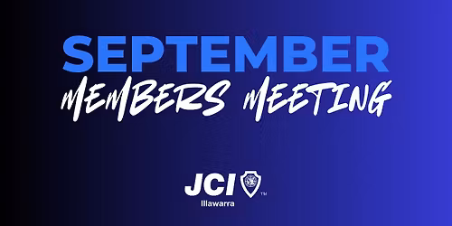 SAVE THE DATE: September Members Meeting