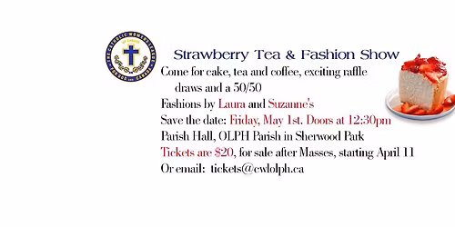 Strawberry Tea & Fashion Show