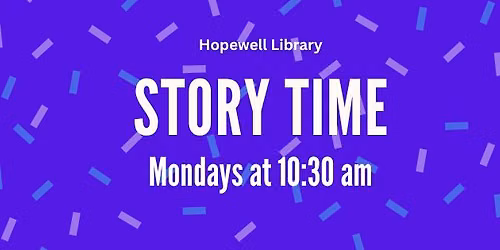 Story Time- Hopewell Library