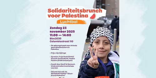 Solidariteitsbrunch voor Palestina - Luchtbal