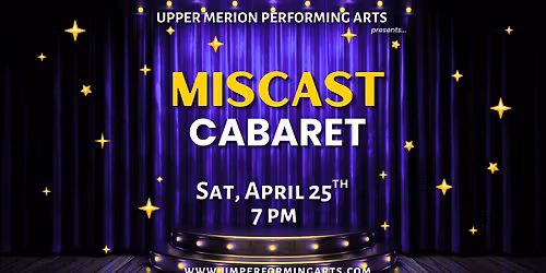 Save the Date for our MISCAST Cabaret!