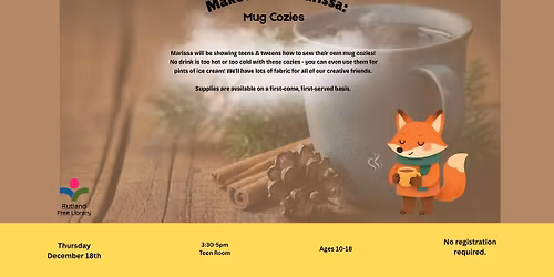 Make it with Marissa: Hand-sewn Mug Cozies