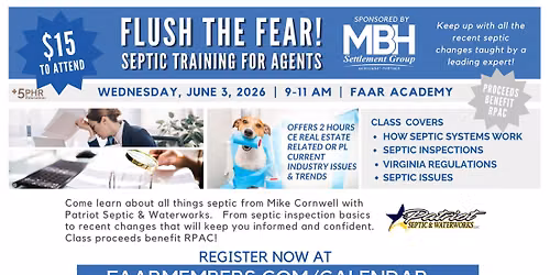 Flush the Fear: Septic Training for Agents