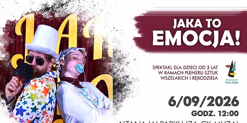 Jaka to emocja! \u2013 Krakowski Teatr Bajki
