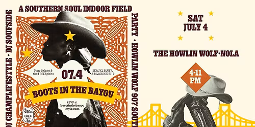 Boots in the Bayou: A Southern Soul Indoor Field Party in the NOLA