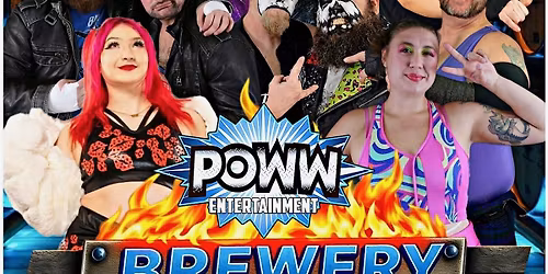 POWW Wrestling in the Obscuirty Beer Garden