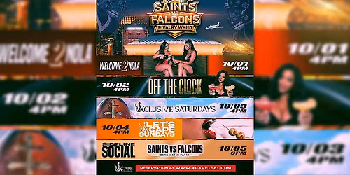 SAINTS VS FALCONS RIVALRY WKND
