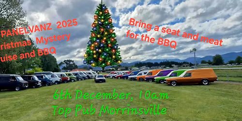 NZ PANELVANZ 2025 Christmas Mystery Cruise and BBQ 